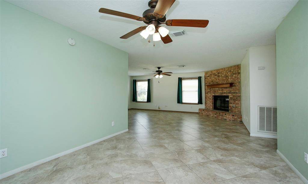 Dining area just off the kitchen and open to the living room