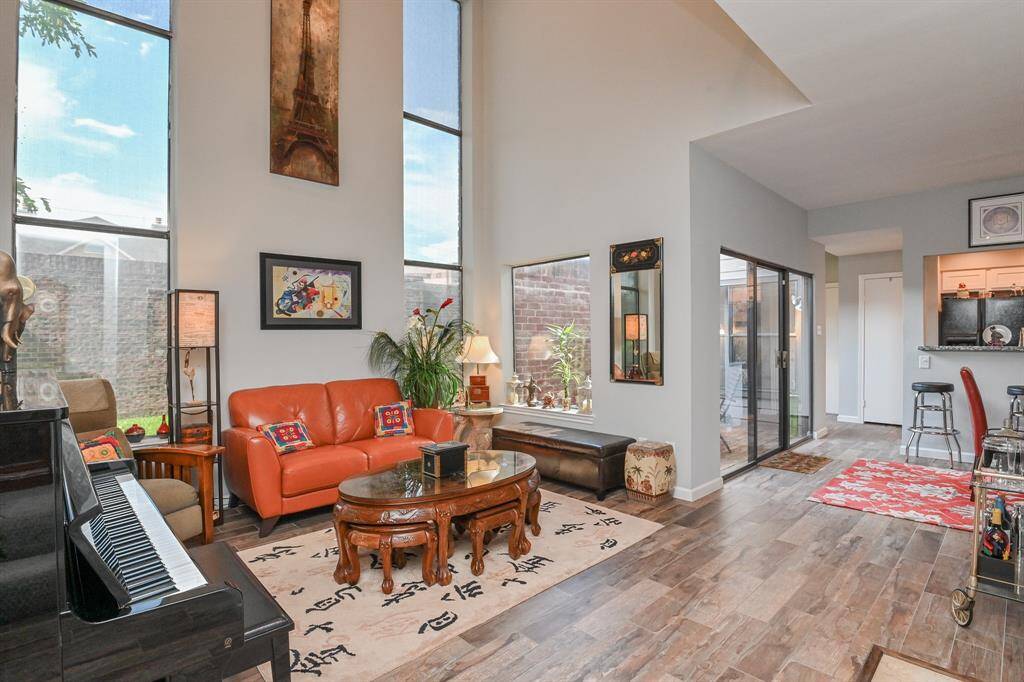 A view of the home from the stairs.  This is a beautiful home.