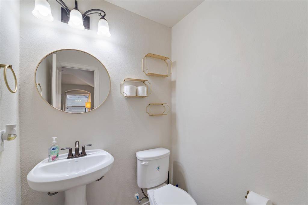 Upstairs Half Bath