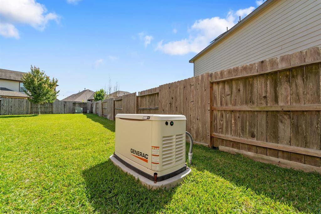 Gas powered Generac Generator, utilized during last freeze.