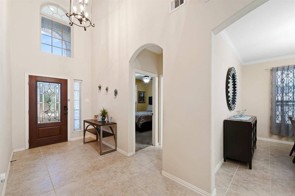 Foyer and Guest Bedroom and Bathroom Entryway