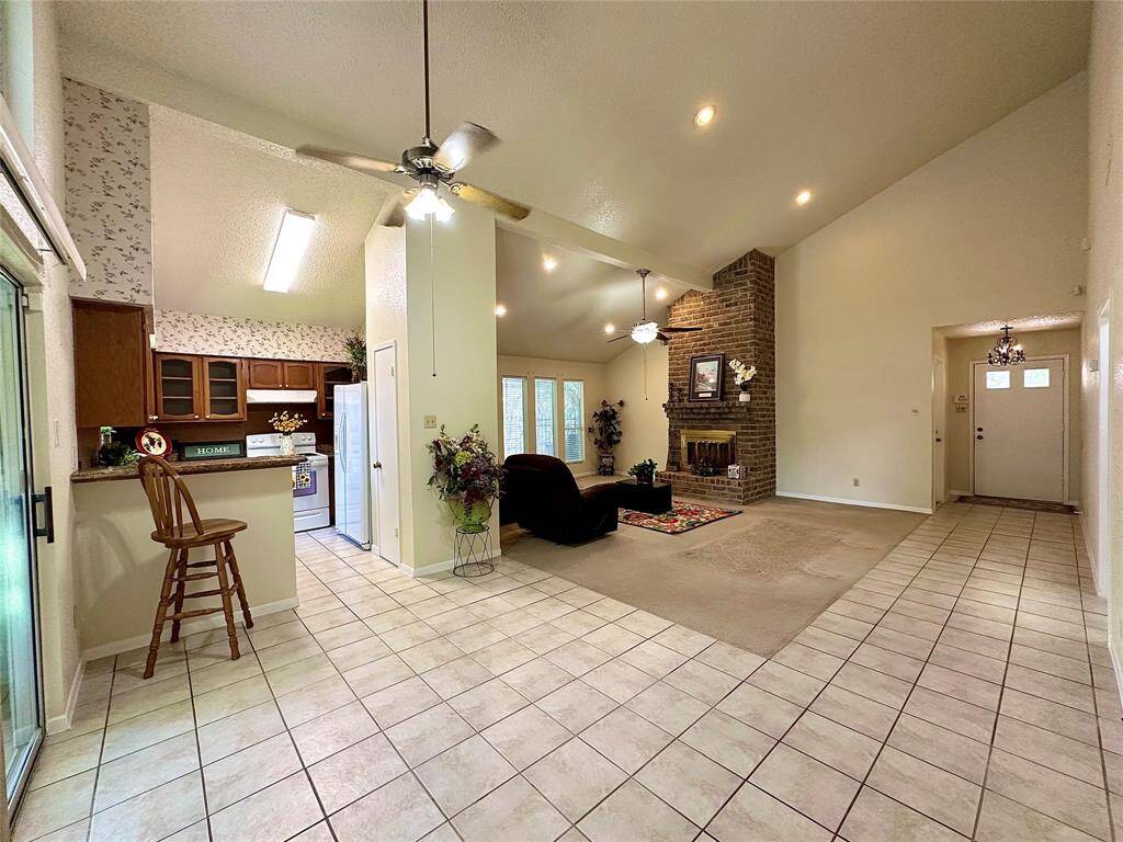 Dining Area Open to Living Room and Kitchen