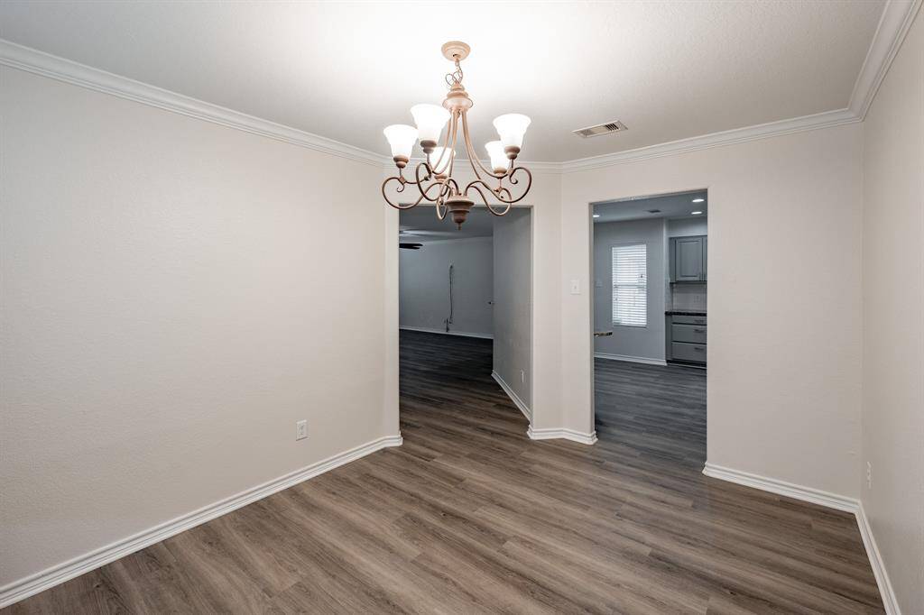 Formal Dining Room Right Off the Kitchen