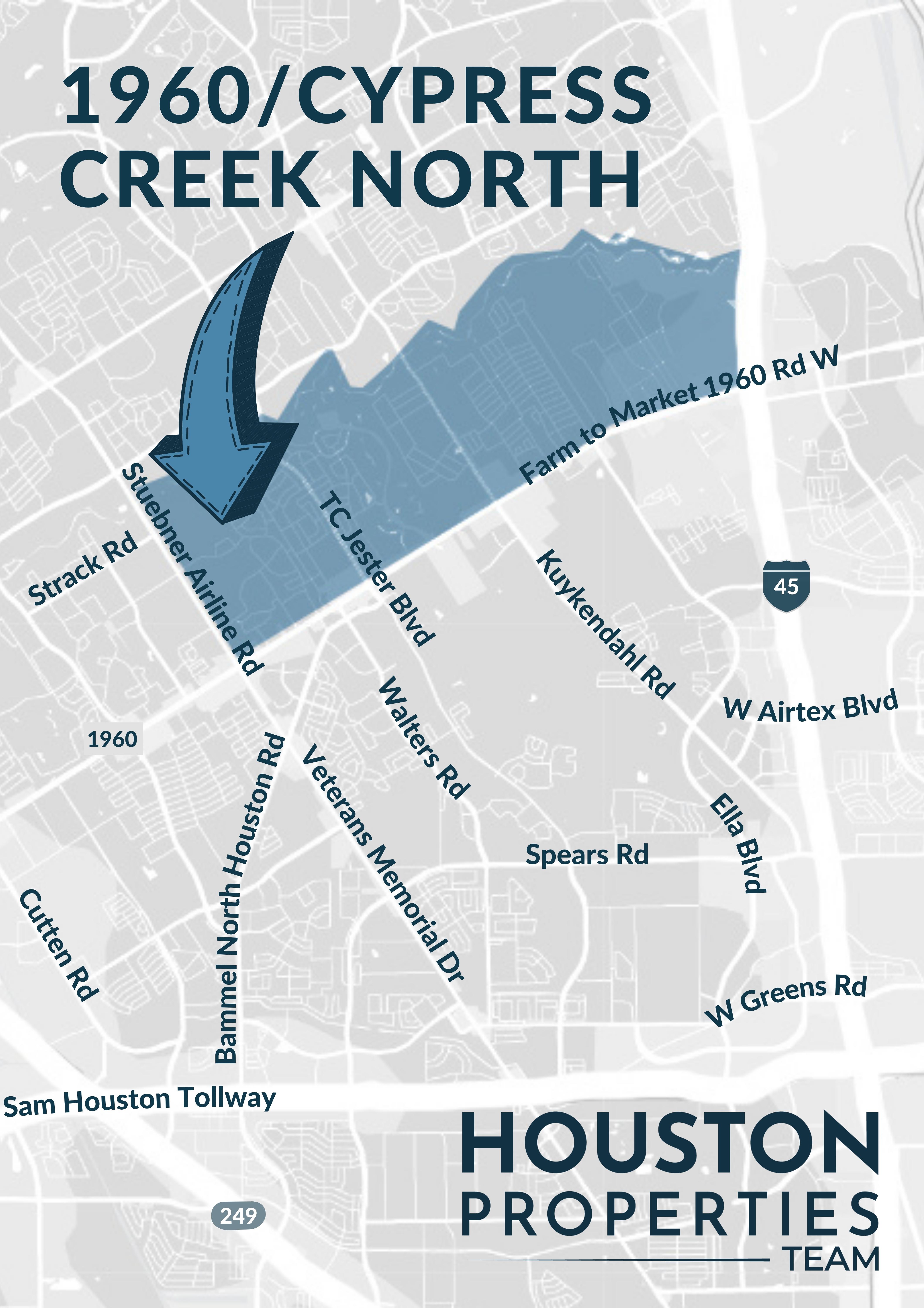 Map of 1960/Cypress Creek North