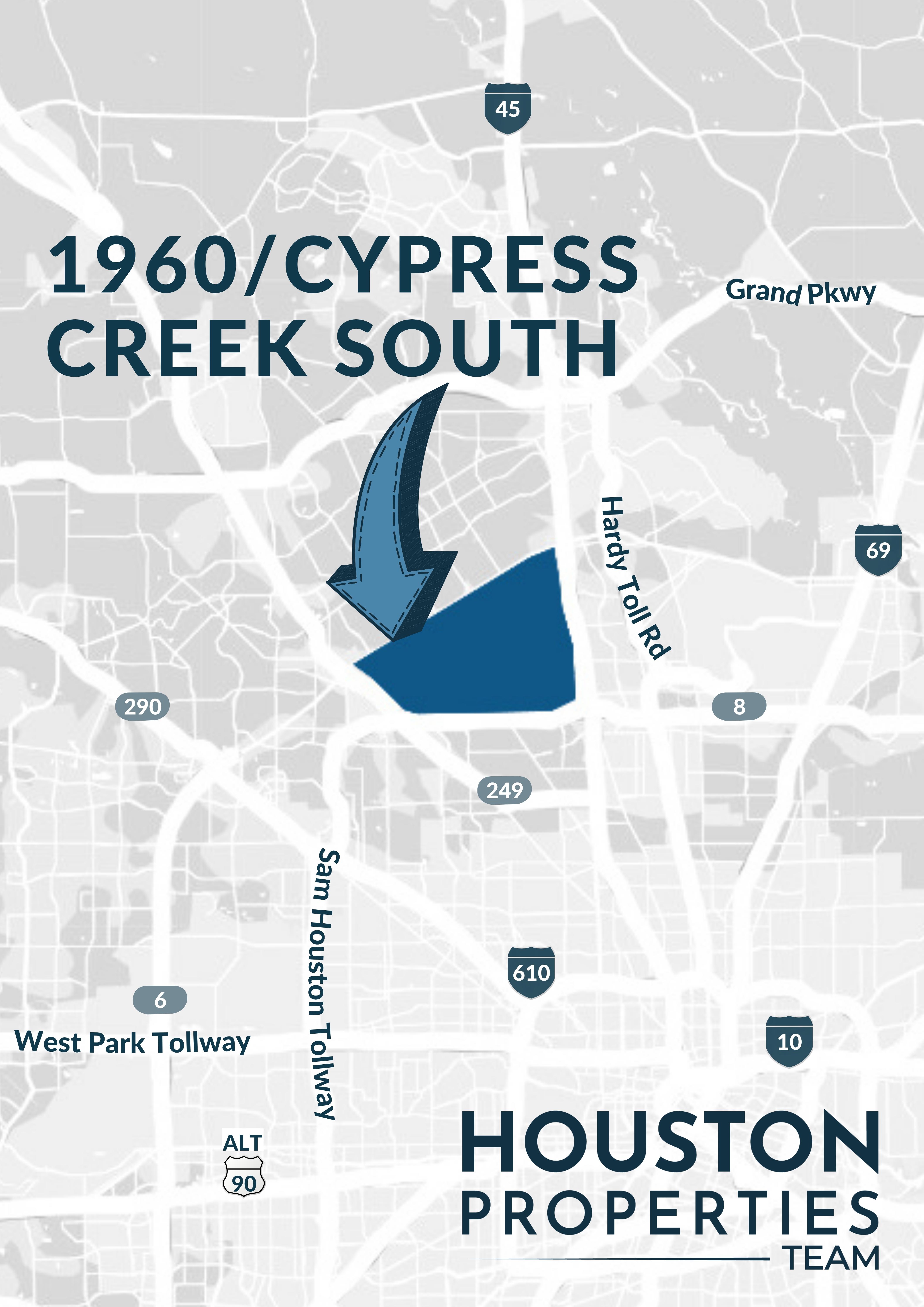 1960/Cypress Creek South Map