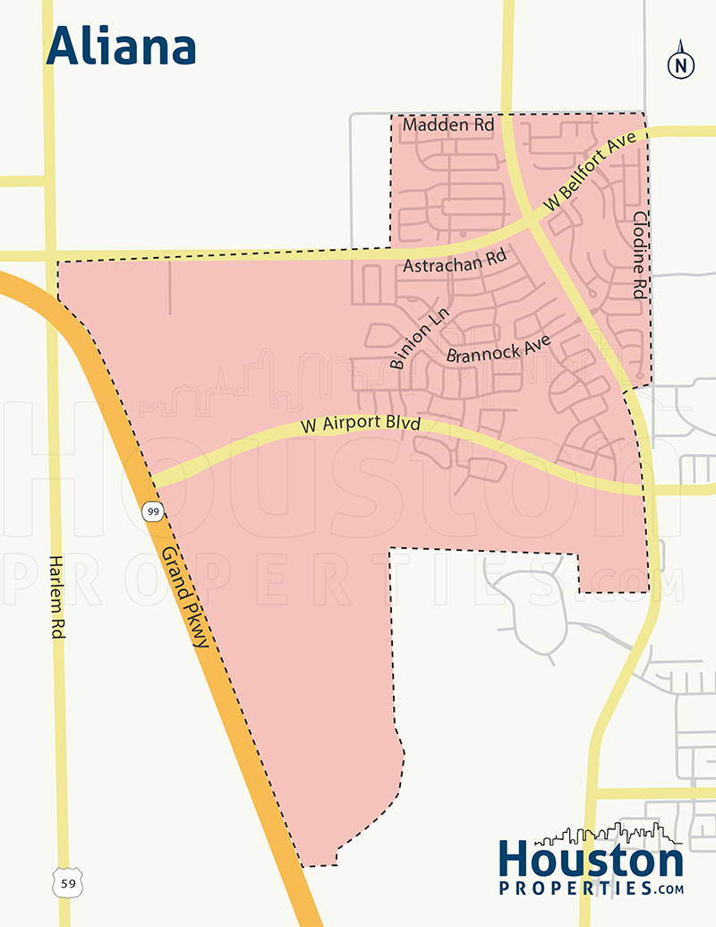 Map of Aliana