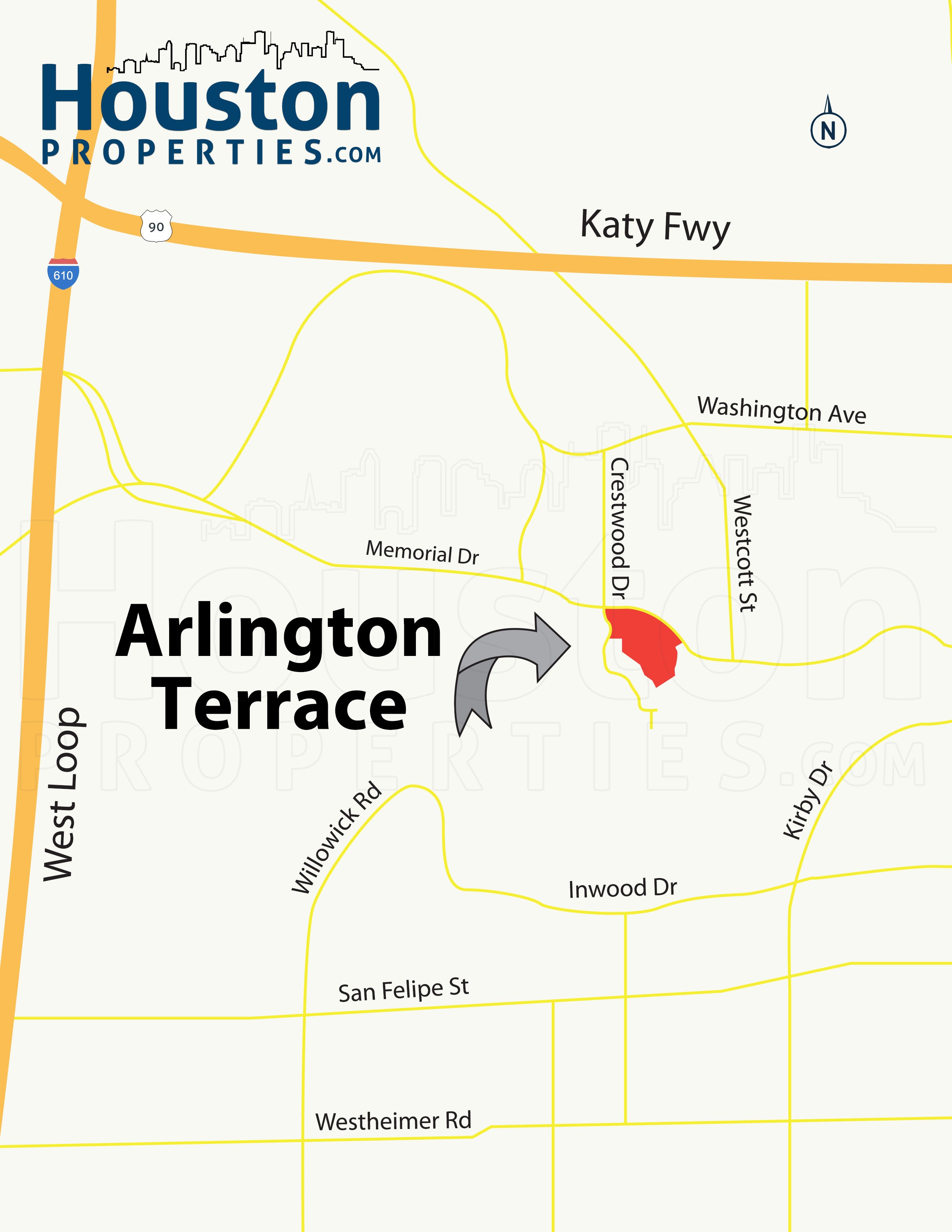 Arlington Terrace Map
