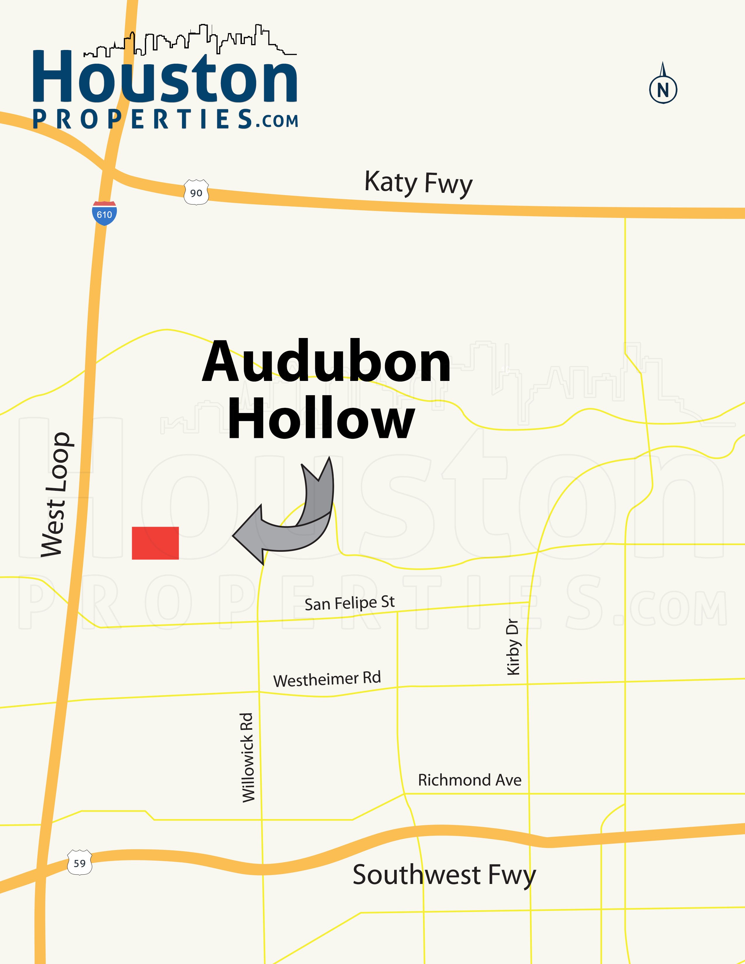 Audubon Hollow Map