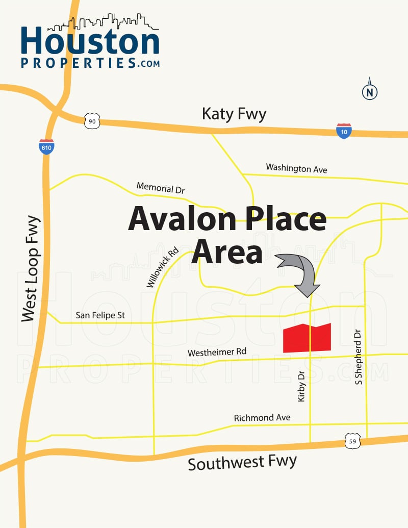 Avalon Place Map