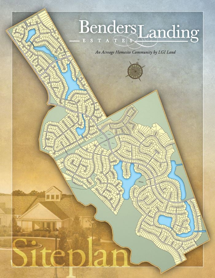 Map of Benders Landing