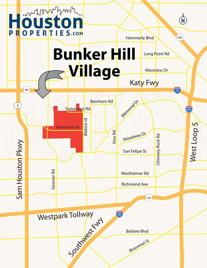 Bunker Hill Map