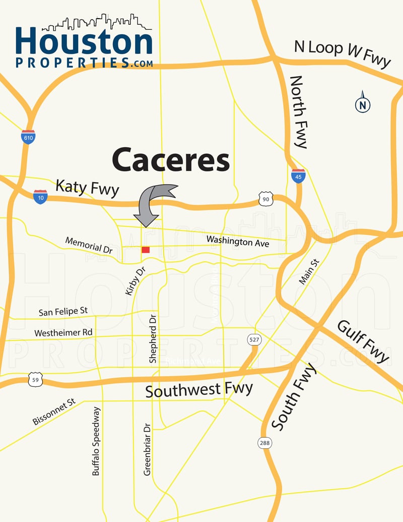 Caceres Map