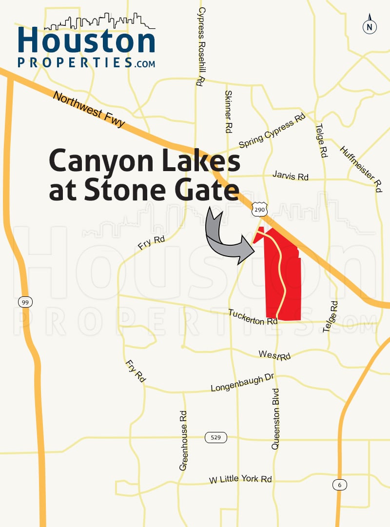 Canyon Lakes At Stone Gate Map