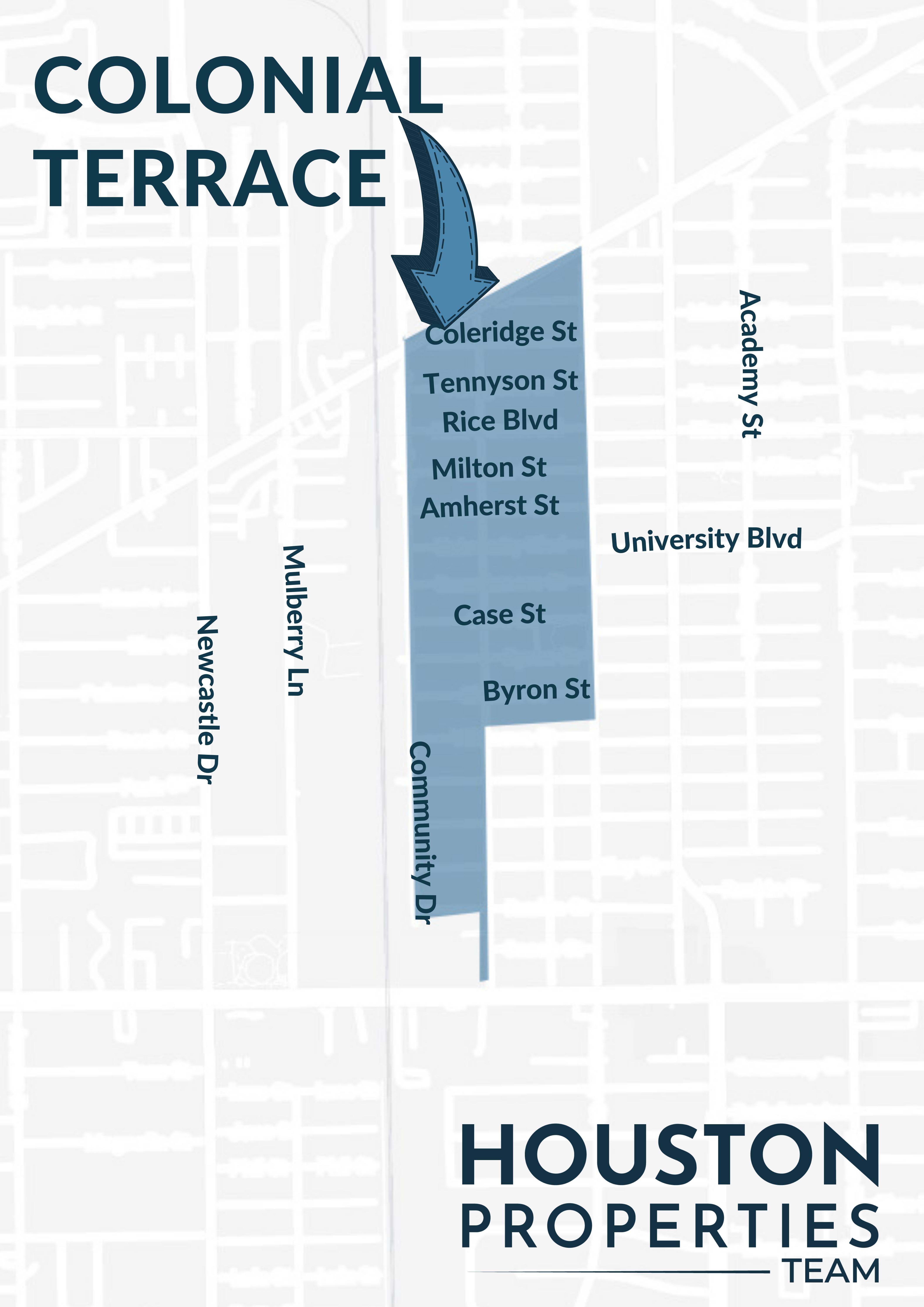 Map of Colonial Terrace