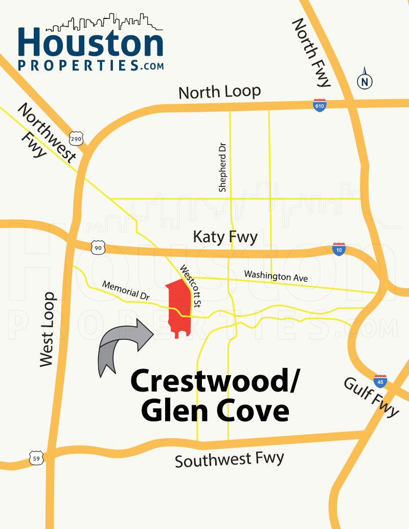 Crestwood / Glen Cove Map