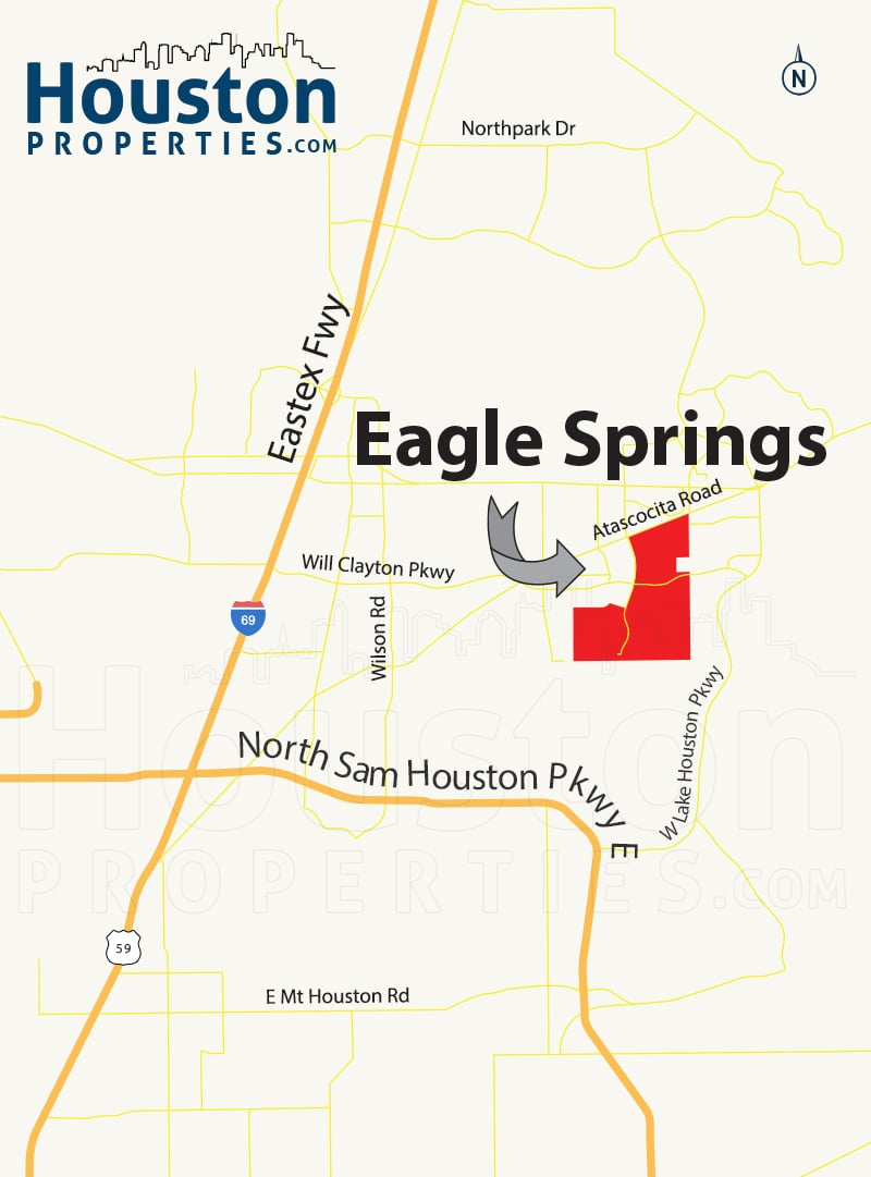 Eagle Springs Map