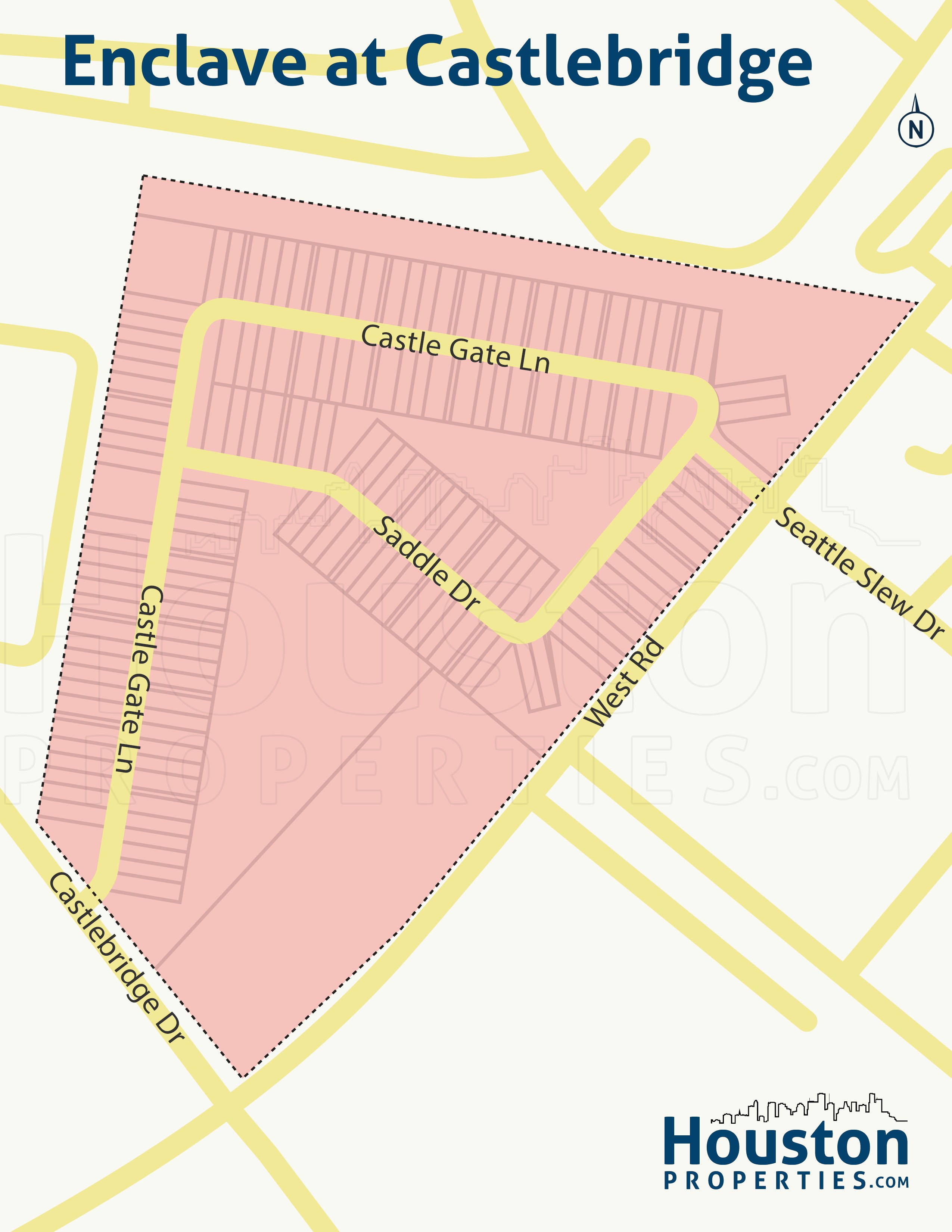 Map of Enclave At Castlebridge