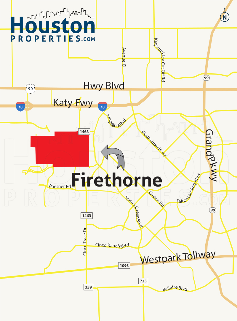 Firethorne Map