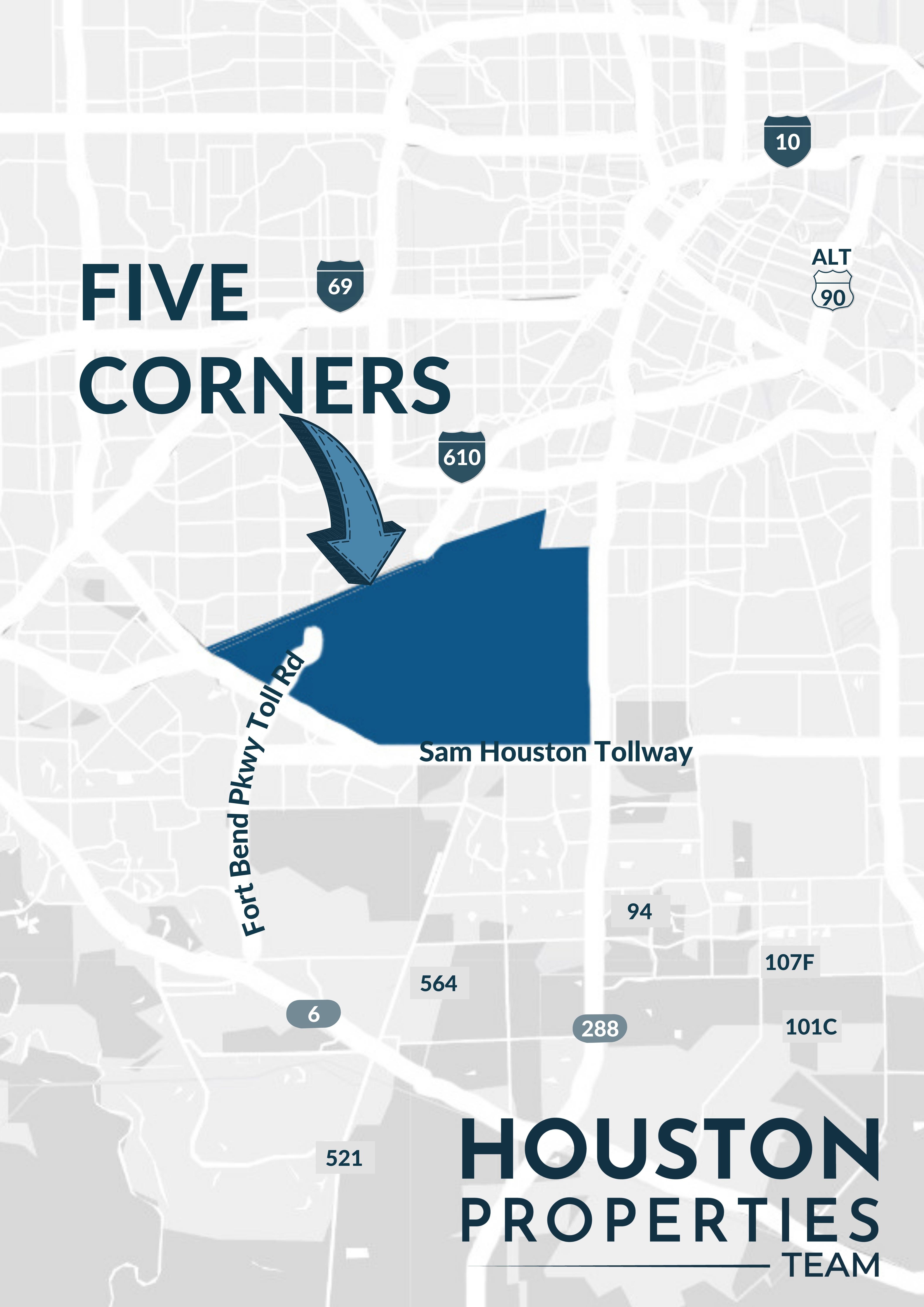 Five Corners Map