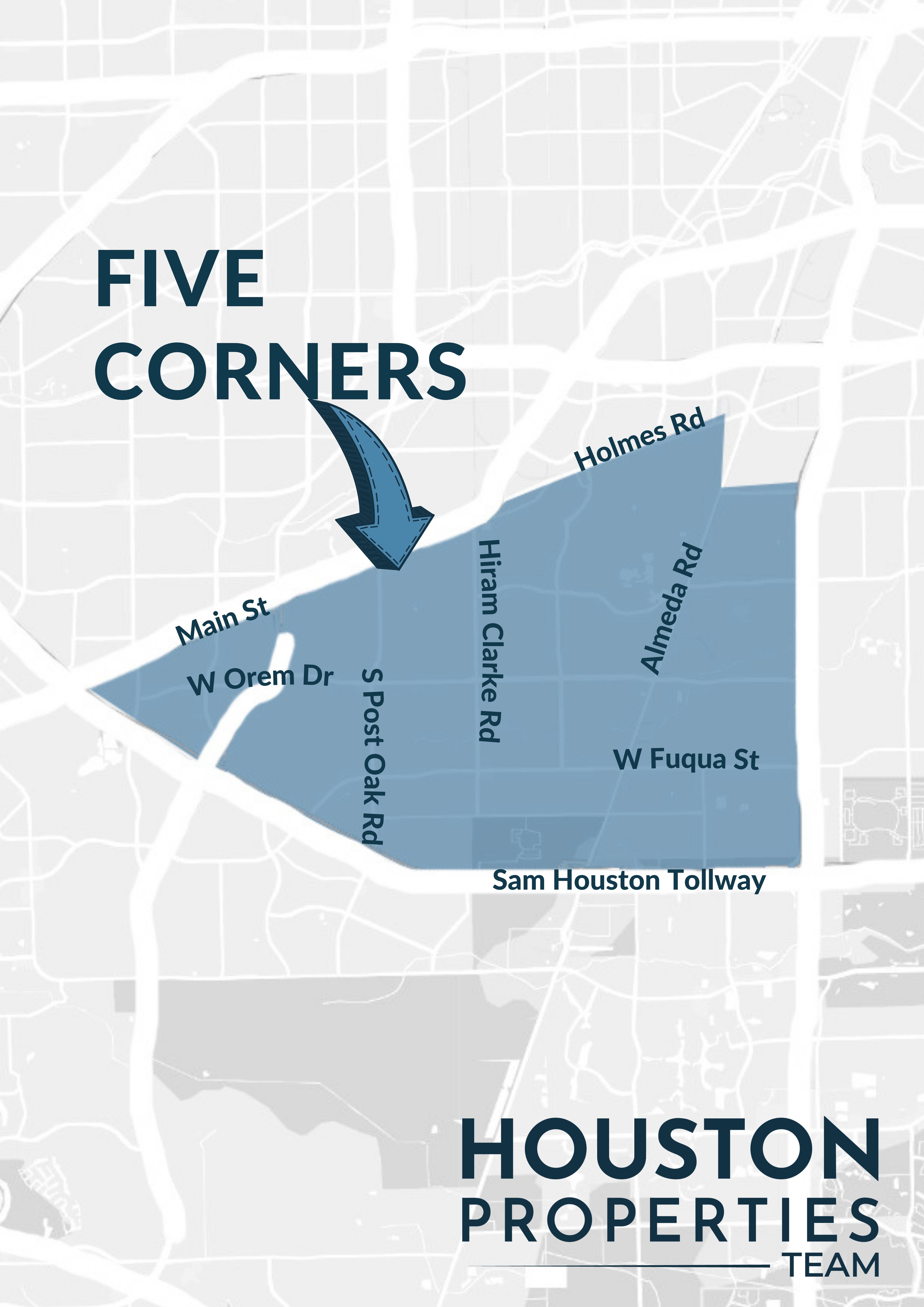 Map of Five Corners