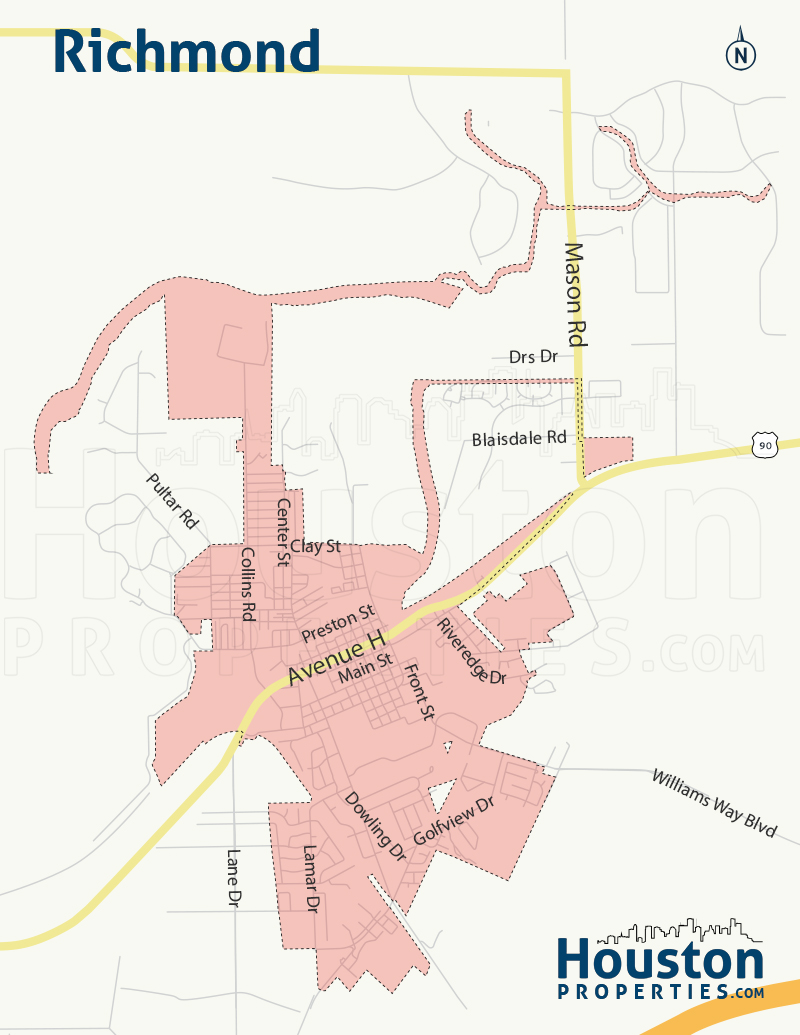 Map of Fort Bend Country North / Richmond
