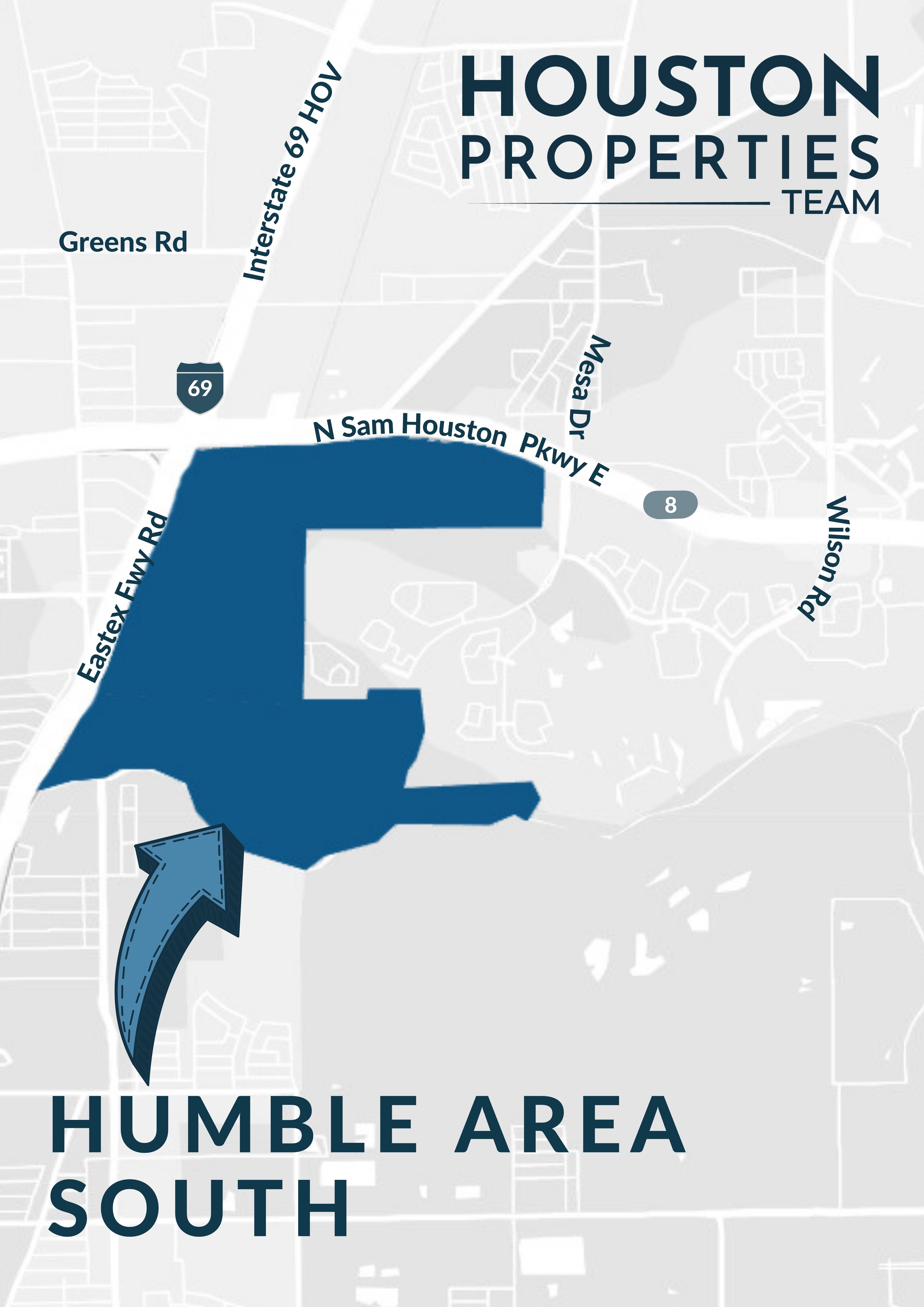 Humble Area South Map