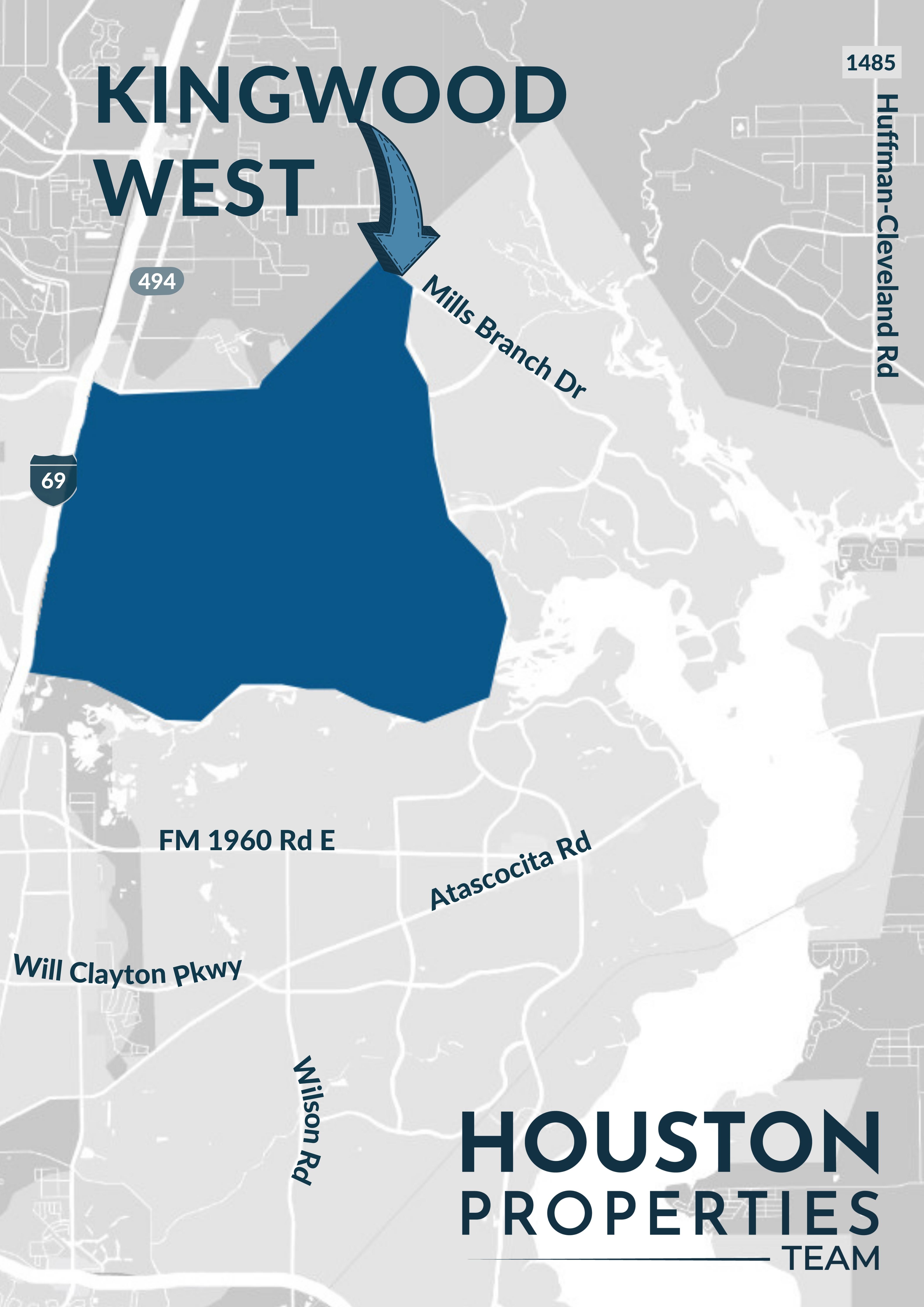 Kingwood West Map