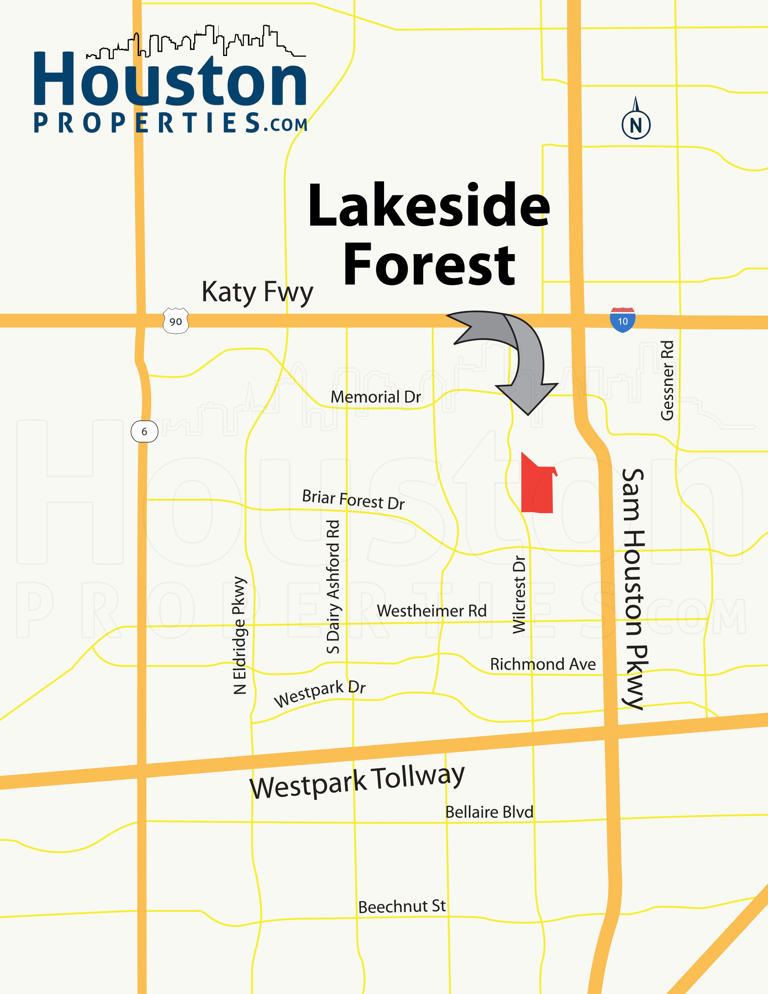 Lakeside Forest Map