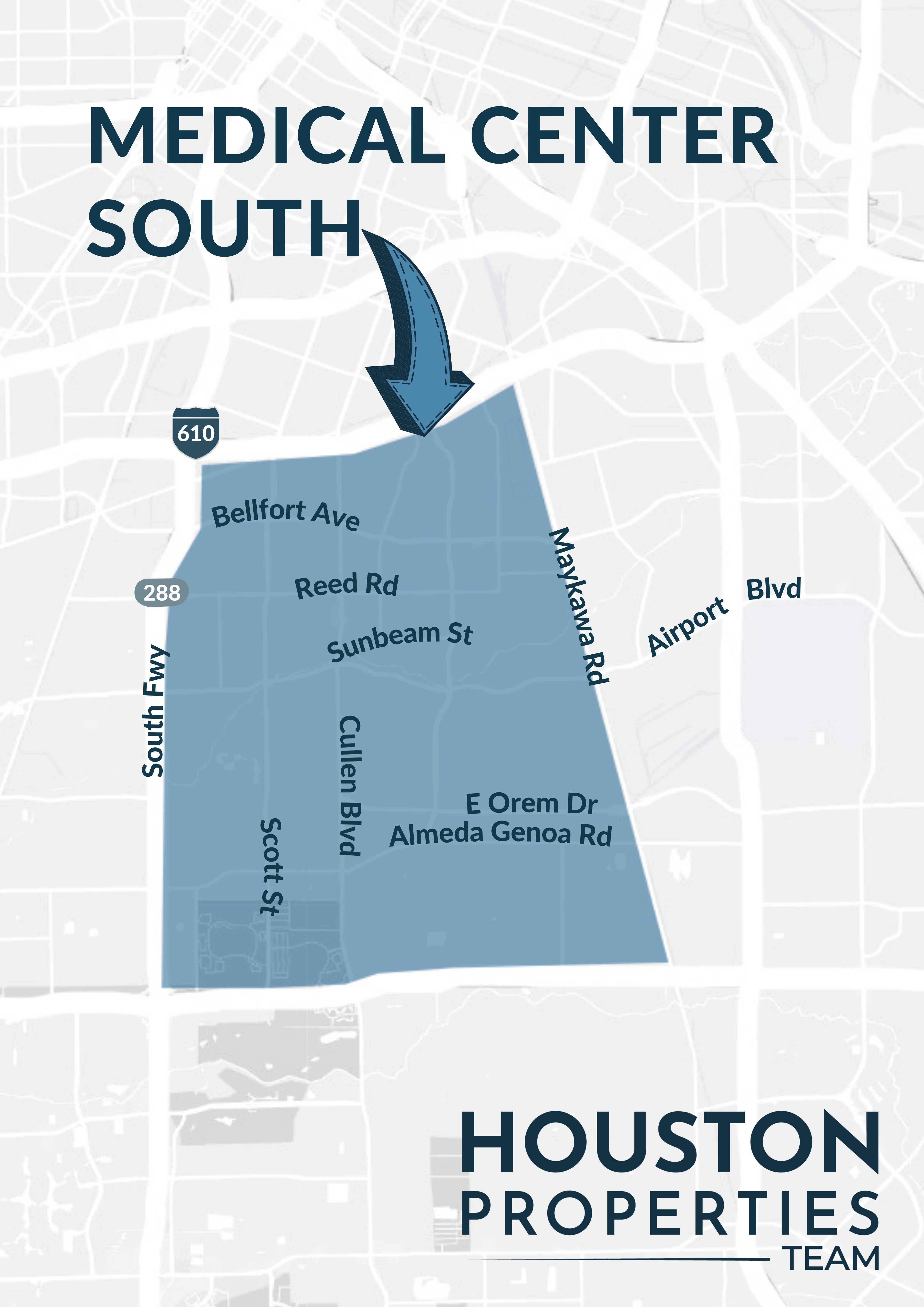 Map of Medical Center South