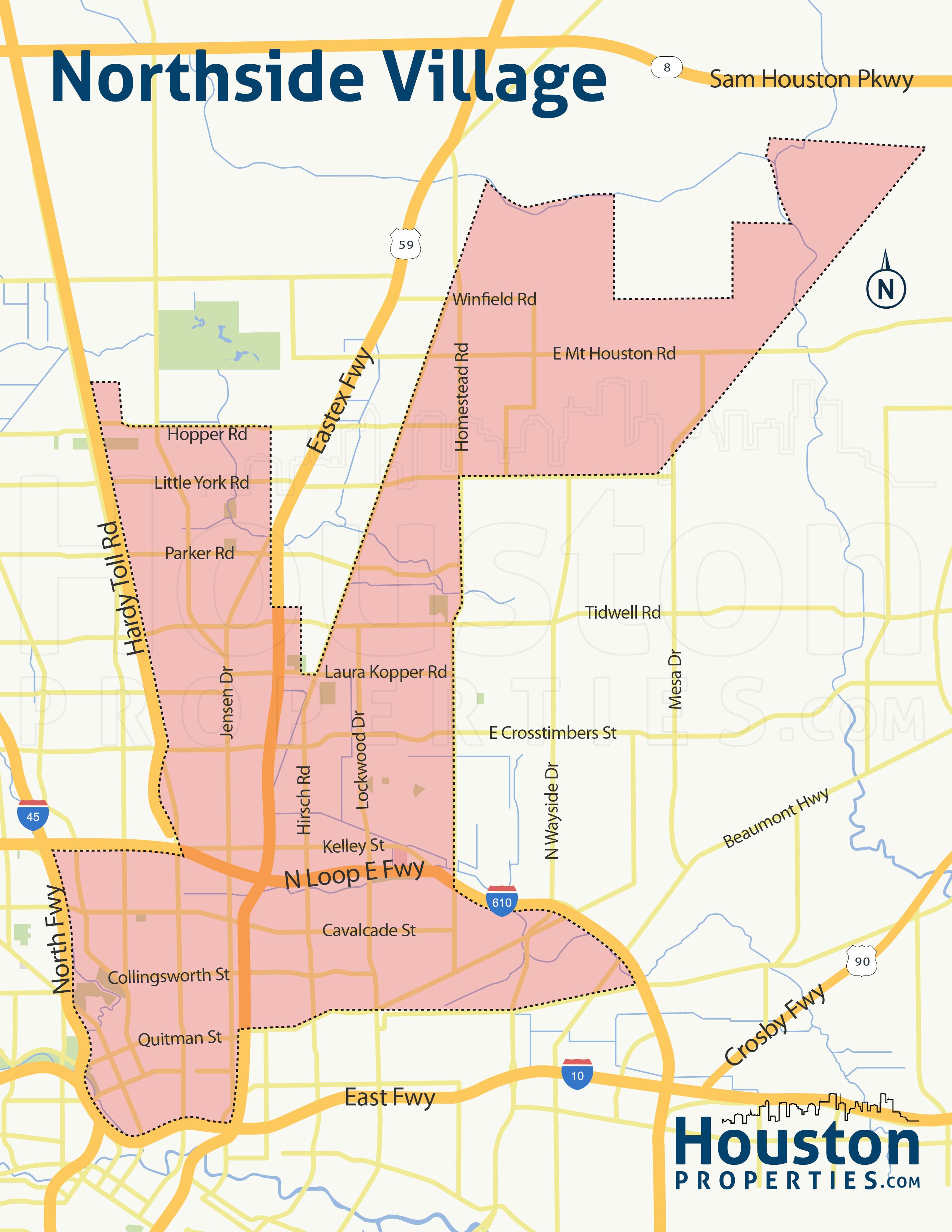 Map of Northside