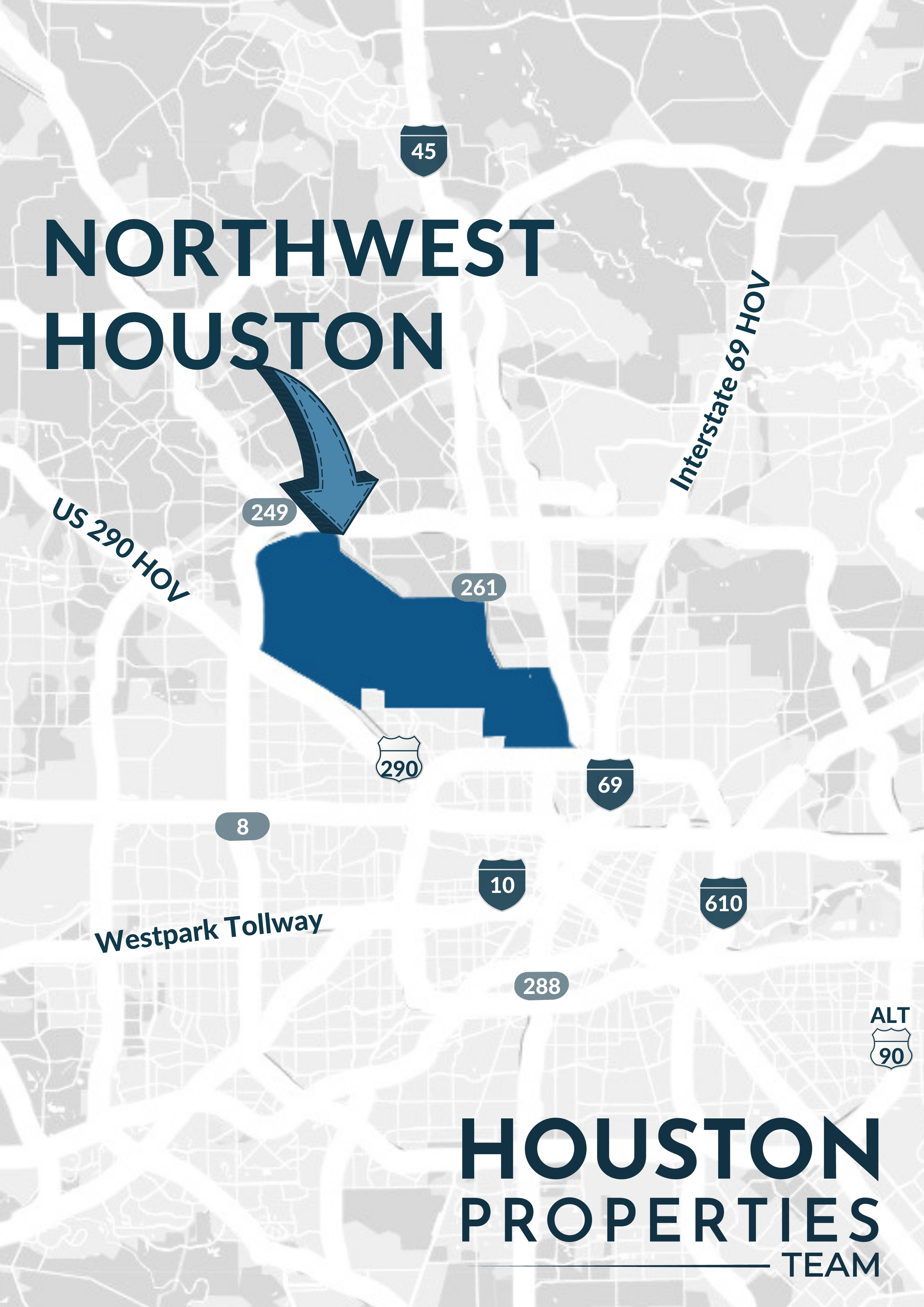 Northwest Houston Map