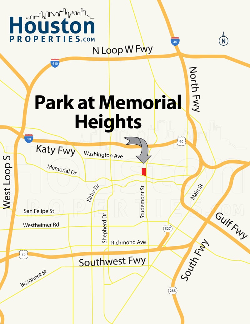 Park At Memorial Heights Map