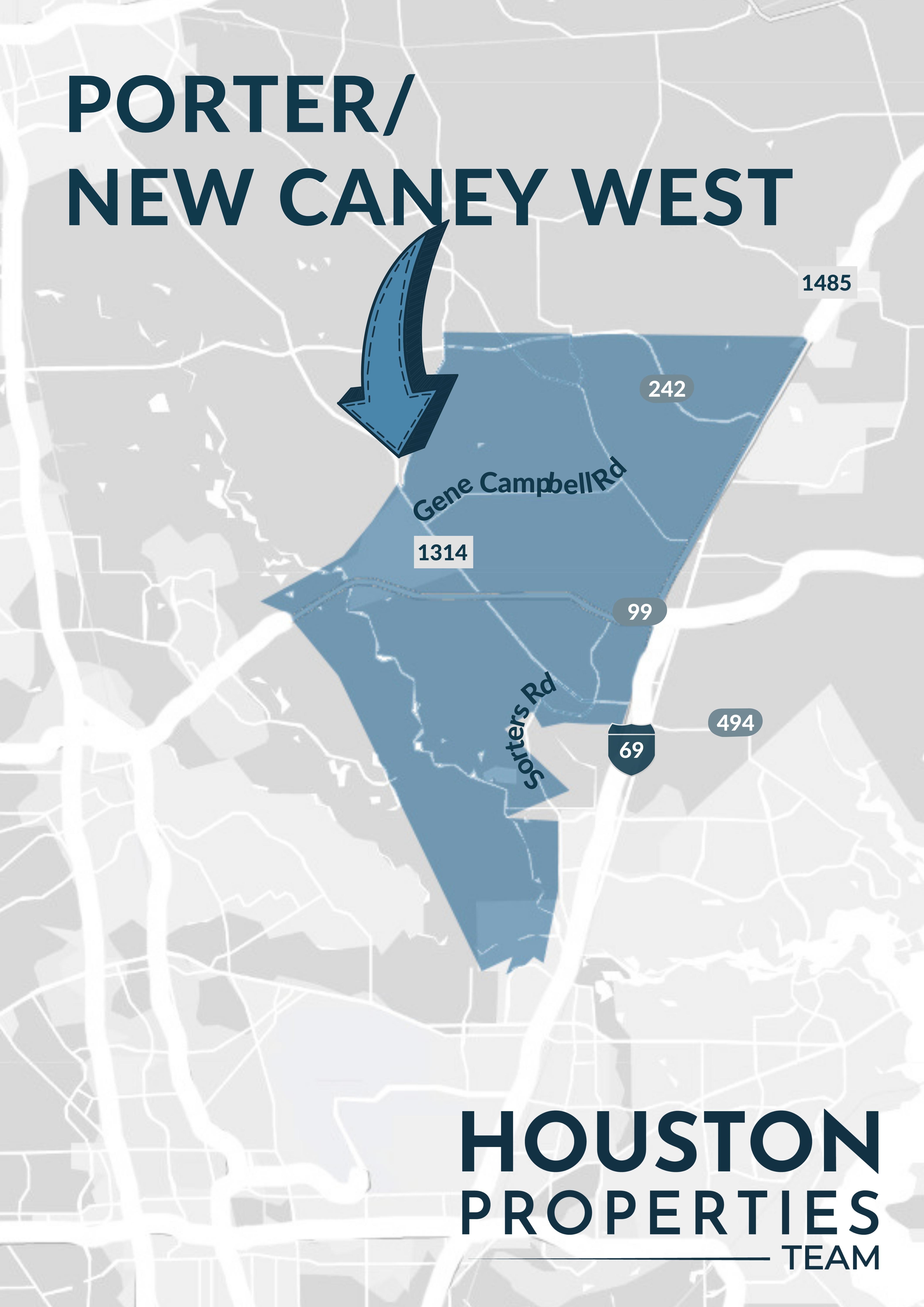 Map of Porter / New Caney West