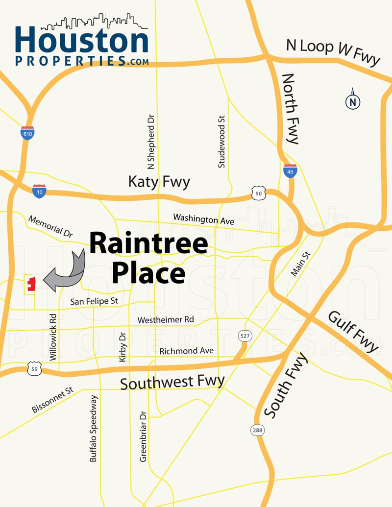 Raintree Place Map