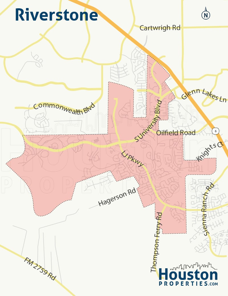 Map of Riverstone