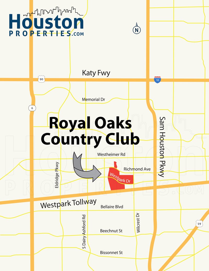 Royal Oaks Square Map