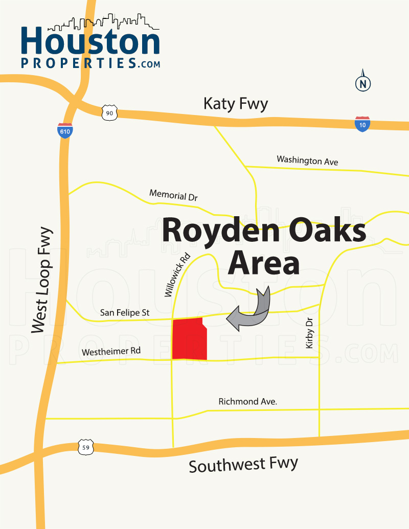 Royden Oaks Map