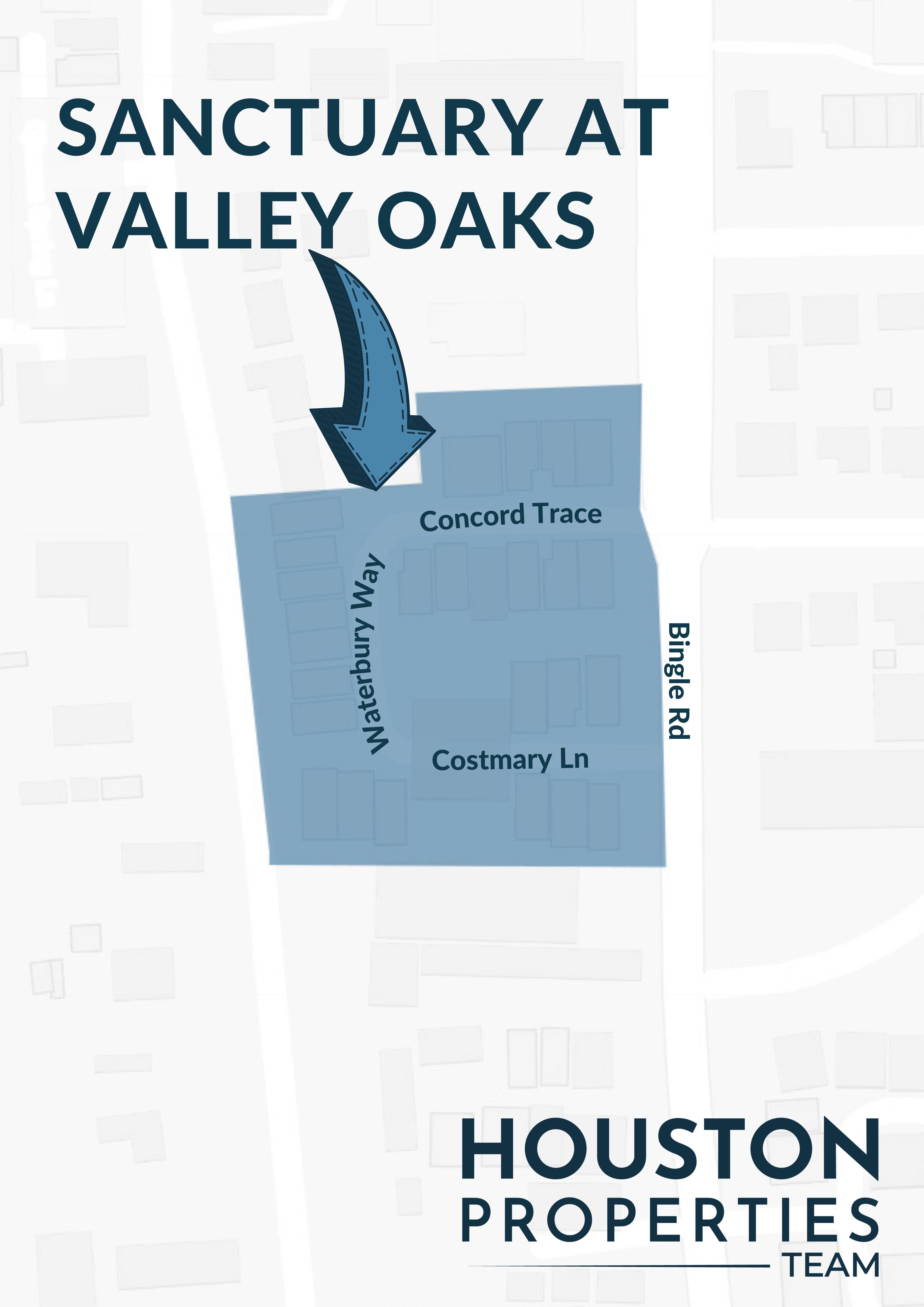 Map of Sanctuary At Valley Oaks