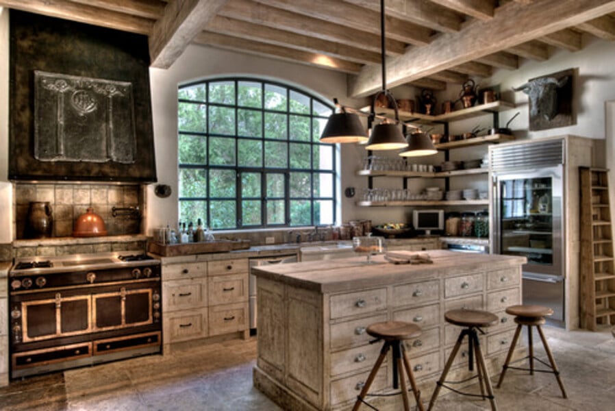 Rustic Kitchen Houston