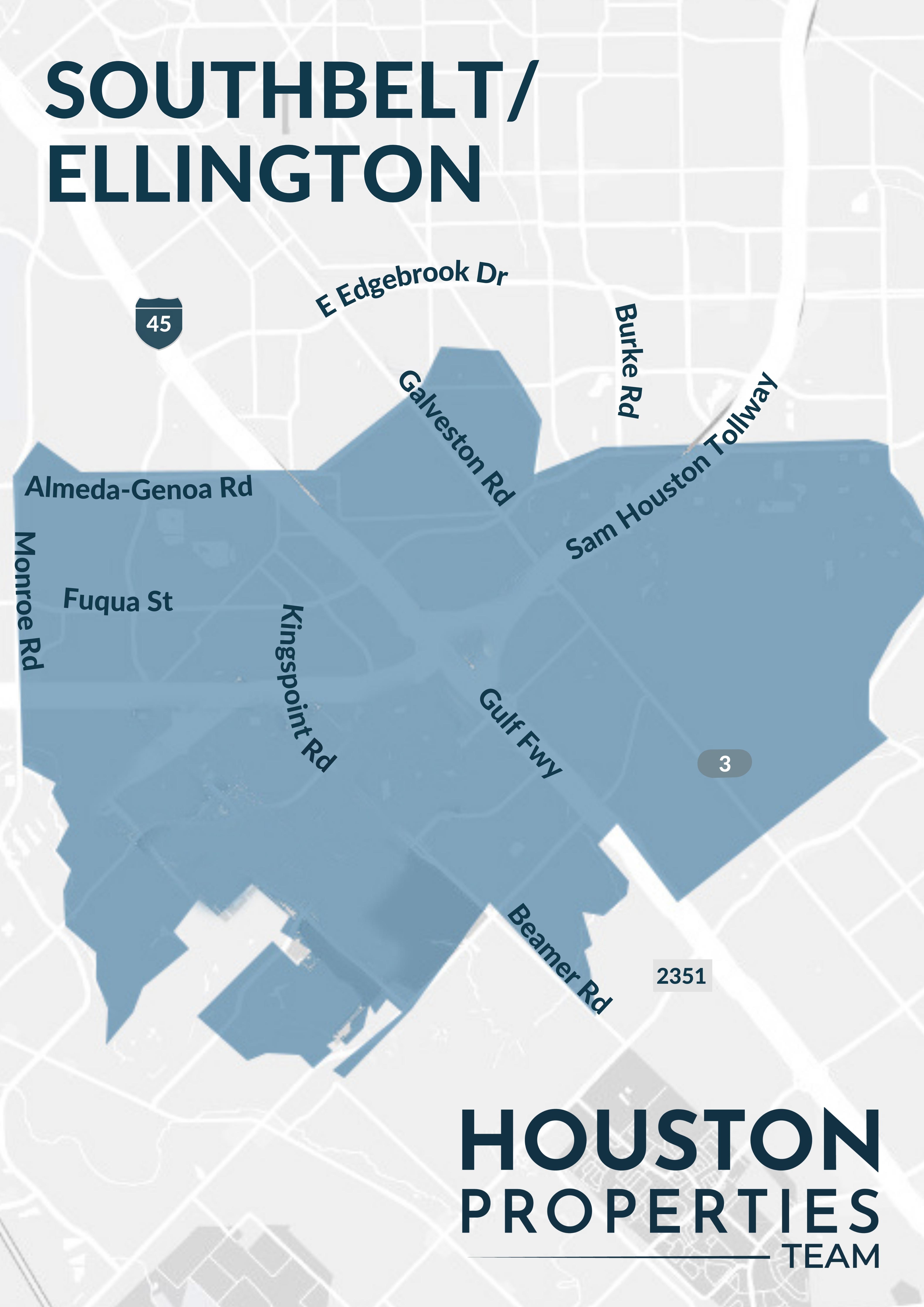 Map of Southbelt / Ellington