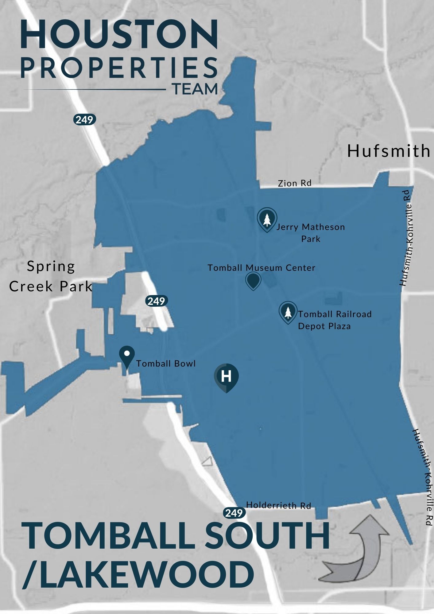 Map of Tomball South/Lakewood