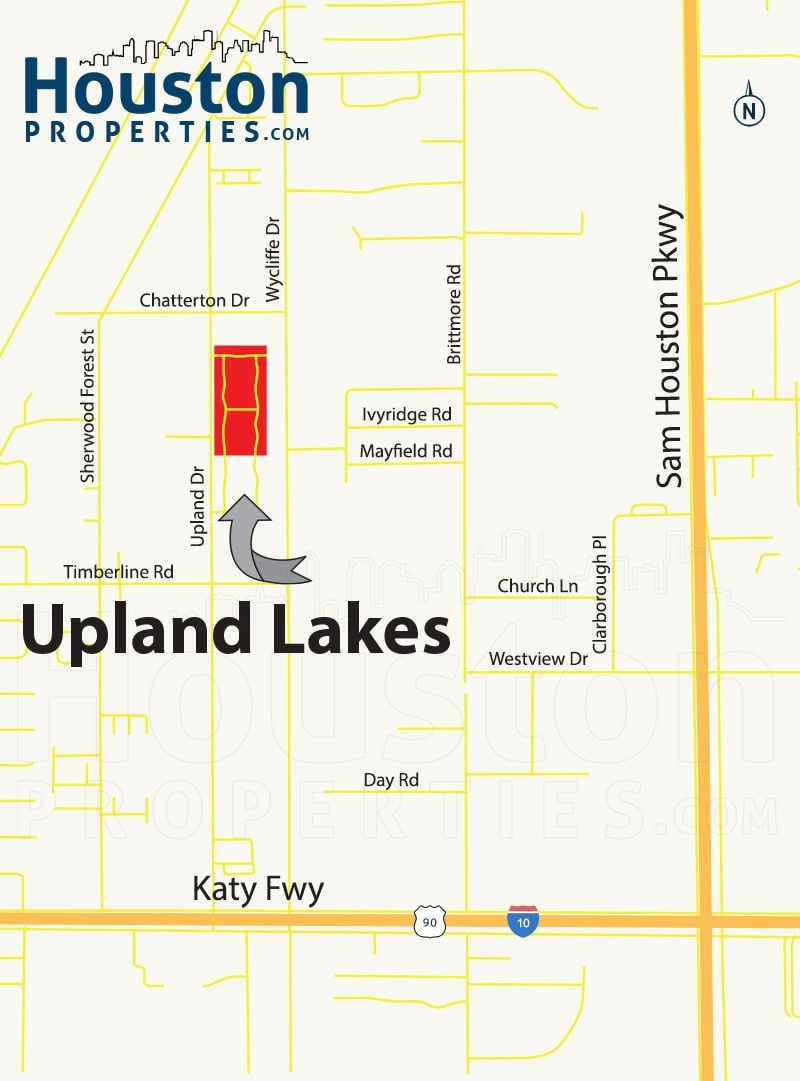 Upland Lakes Map