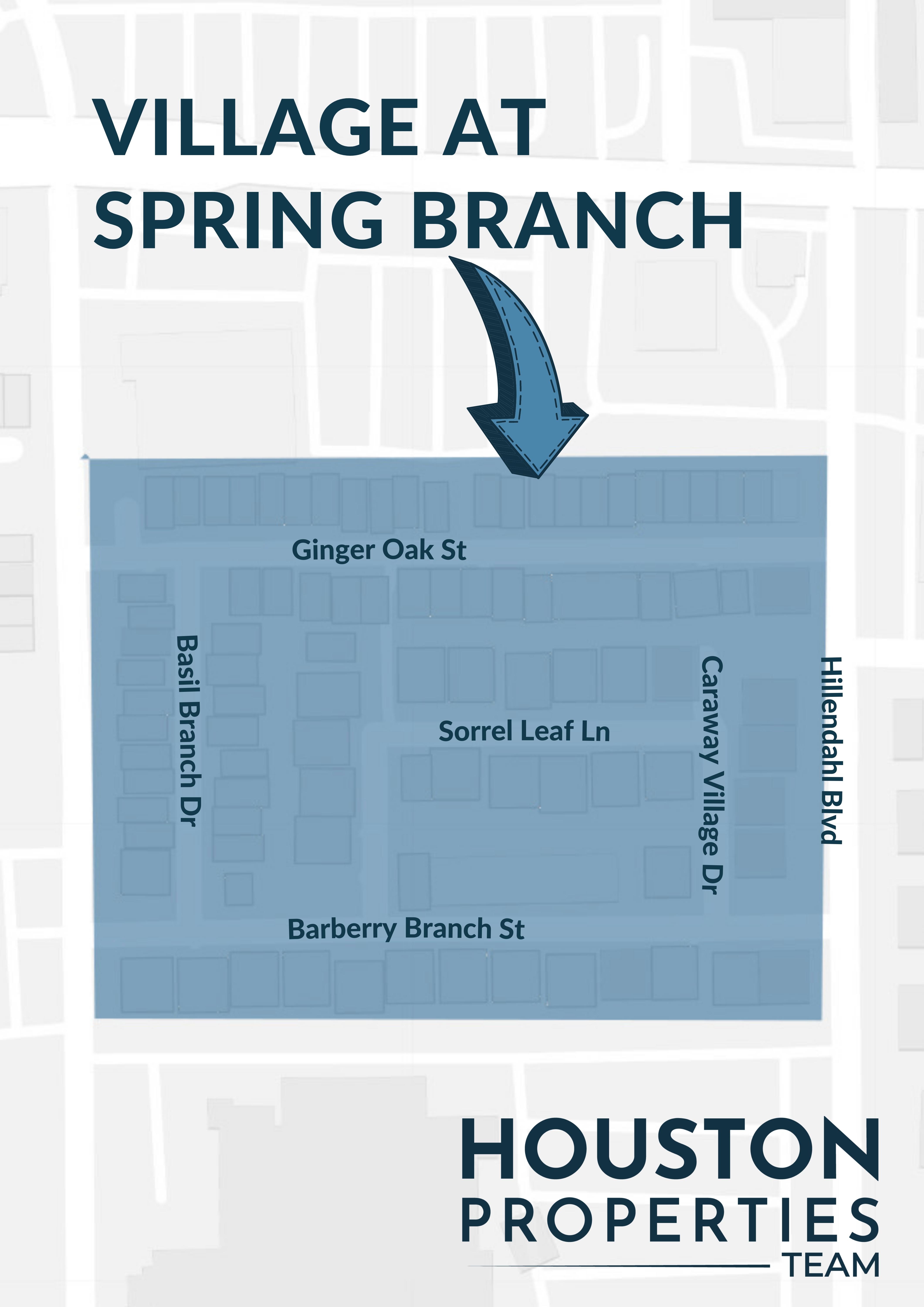 Map of Village at Spring Branch