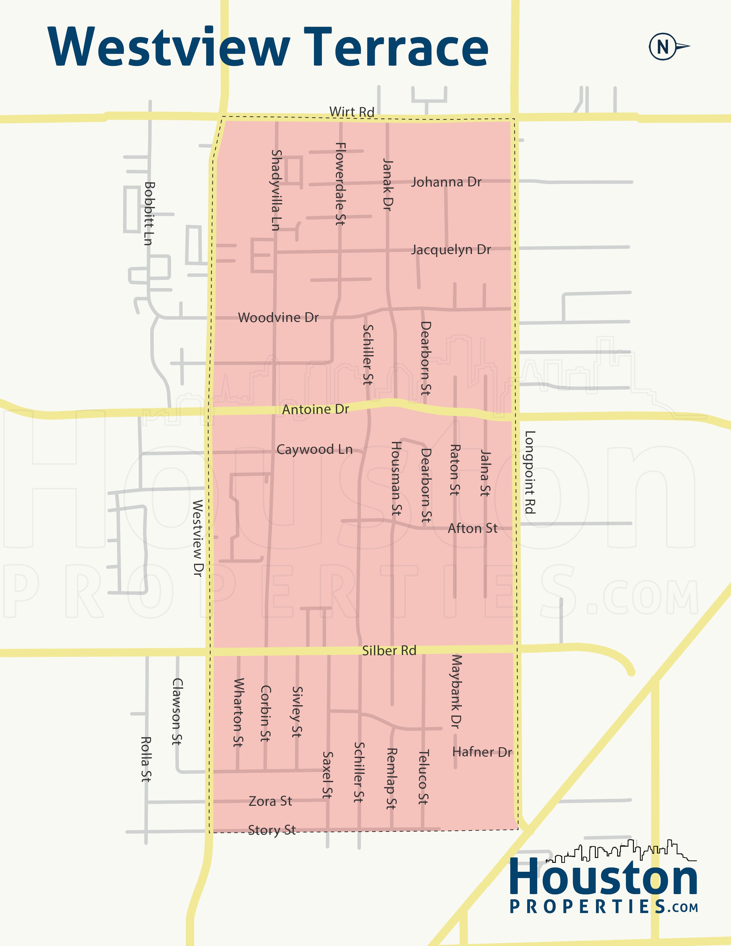 Map of Westview Terrace