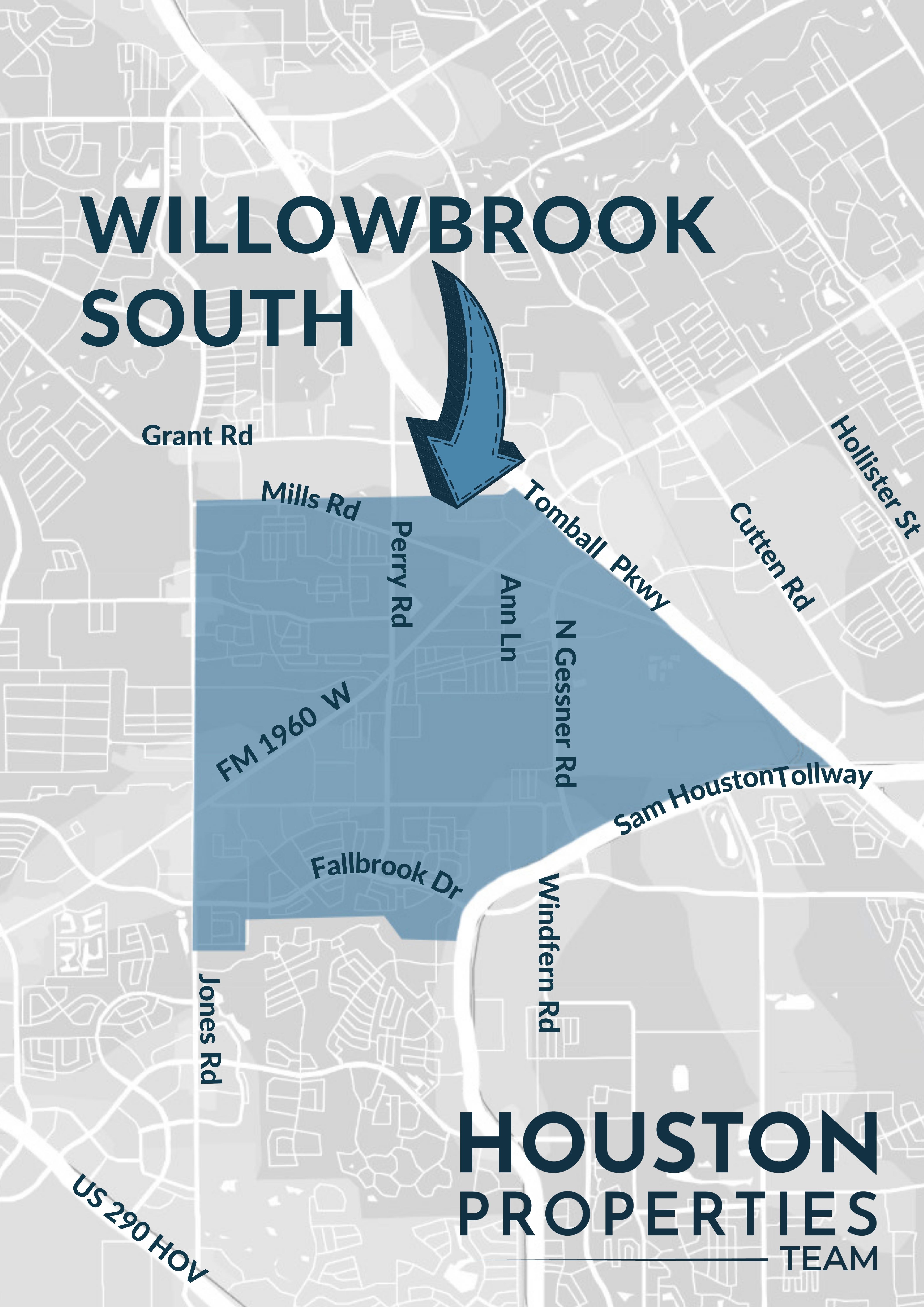 Map of Willowbrook South